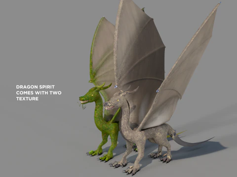 Dragon Spirit 3D Model
