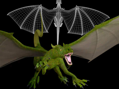 Dragon Spirit 3D Model