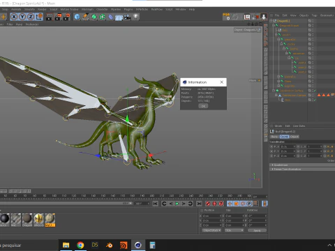 Dragon Spirit 3D Model