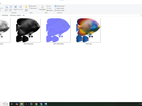 Marine Angelfish 3D-Modell