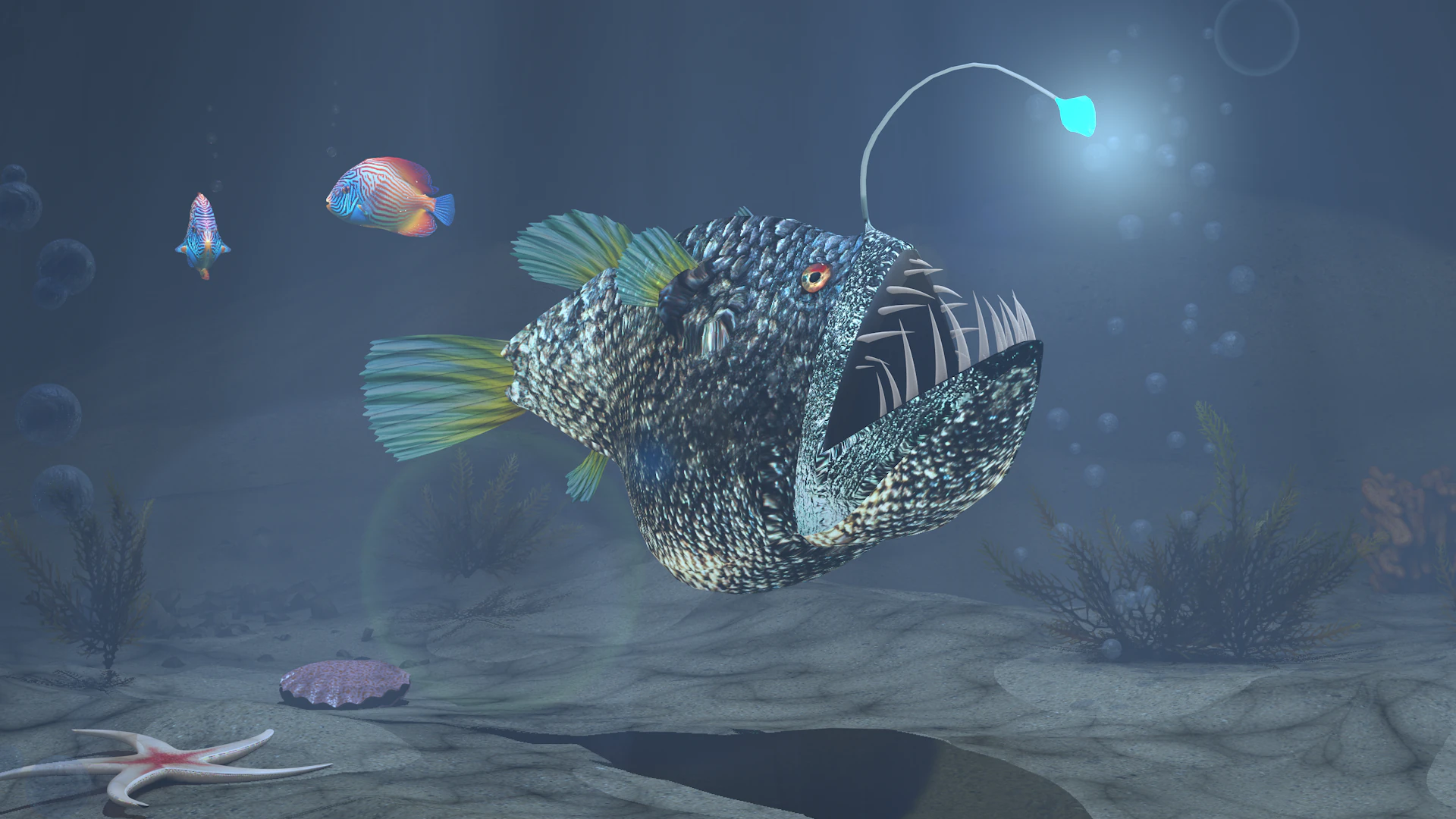 Lantern Fish 3D Model .c4d .max .obj .3ds .fbx .stl .blend 