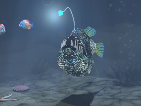 Lantern Fish 3D Model