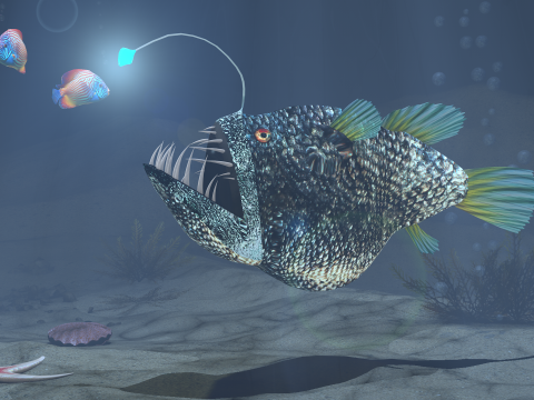 Lantern Fish Modello 3D
