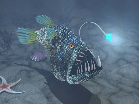 Lantern Fish Modello 3D