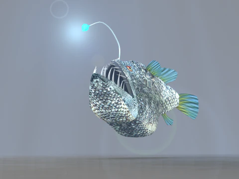Lantern Fish 3D Model