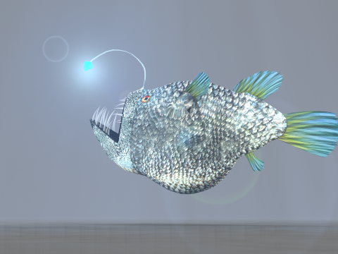 Lantern Fish Modello 3D