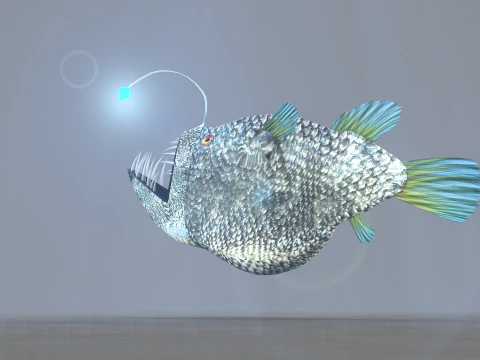 Lantern Fish 3D Model
