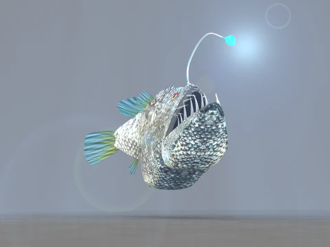 Lantern Fish 3D Model