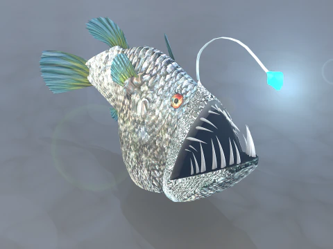 Lantern Fish 3D Model
