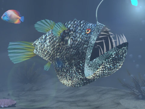 Lantern Fish 3D Model
