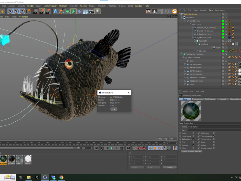 Lantern Fish Modello 3D