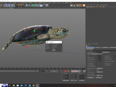 Sea Turtle 3D मॉडल
