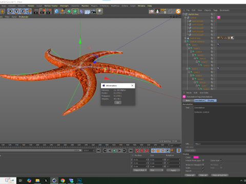 Starfish Two 3D Model