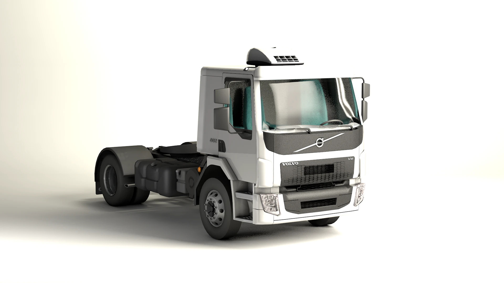 Volvo 330Vm Truck 3D Model .c4d .max .obj .3ds .fbx .stl .blend 