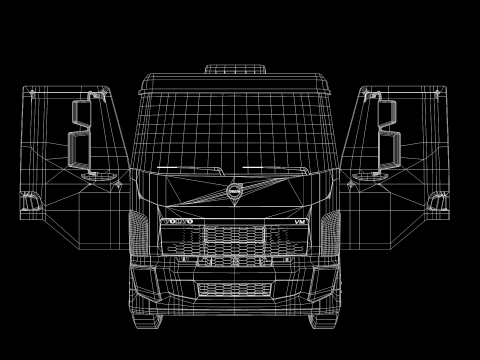 Volvo 330Vm Truck 3Dモデル