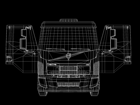 Volvo 330Vm Truck 3D Model
