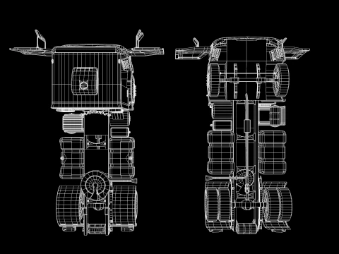 Volvo 330Vm Truck 3D Model