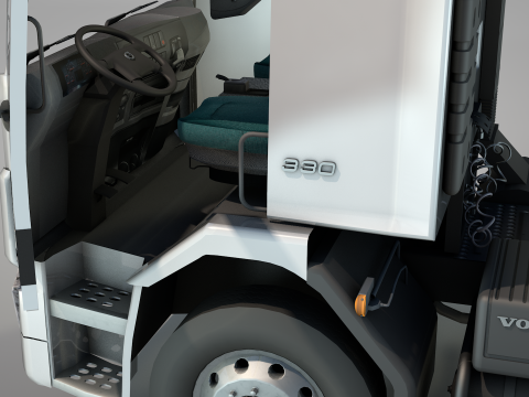 Volvo 330Vm Truck 3Dモデル