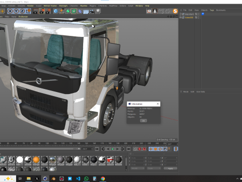 Volvo 330Vm Truck 3Dモデル