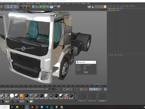 Volvo 330Vm Truck 3D Model