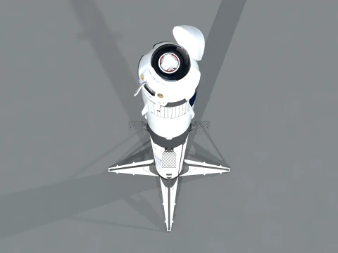 Foguete SpaceX Falcon9 3D Model