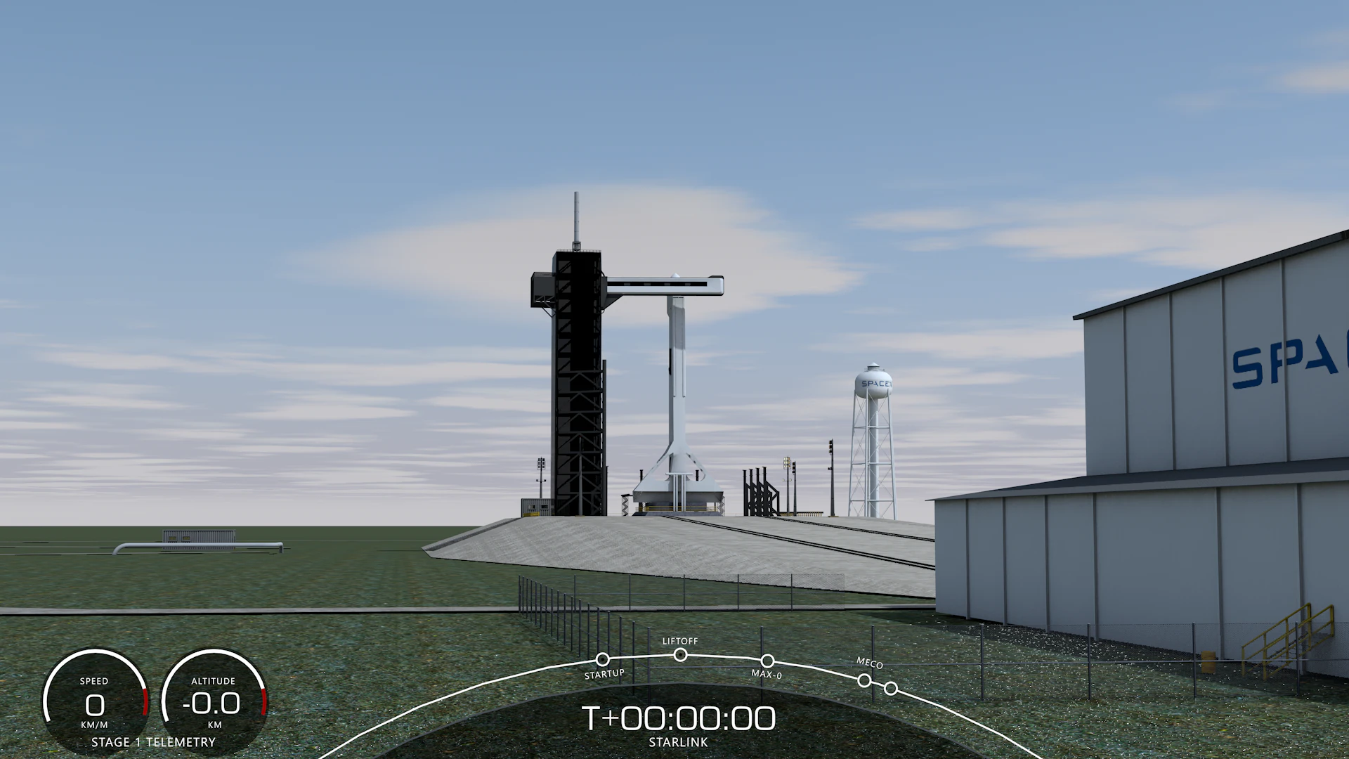 Centro Kennedy da SpaceX 3D Model .c4d .max .obj .3ds .fbx .stl .blend