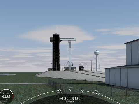 Centro Kennedy da SpaceX 3D-Modell