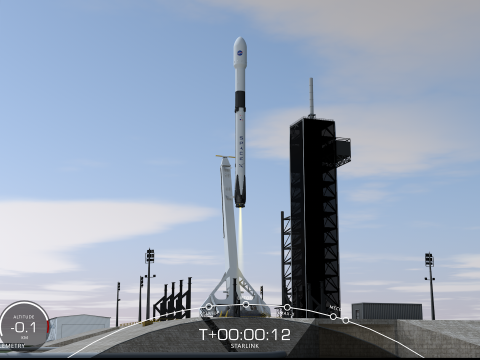 Centro Kennedy da SpaceX Modello 3D