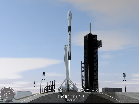 Centro Kennedy da SpaceX 3D Model