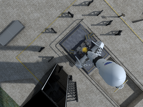 Centro Kennedy da SpaceX Modello 3D