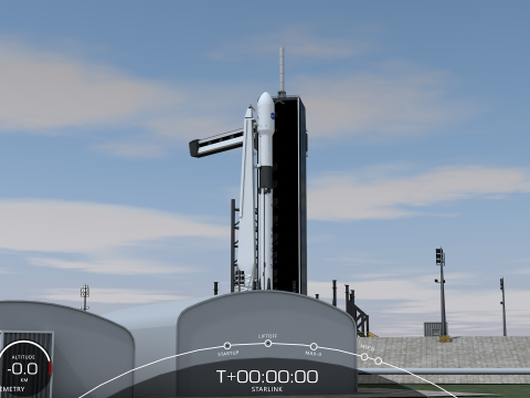 Centro Kennedy da SpaceX Modello 3D