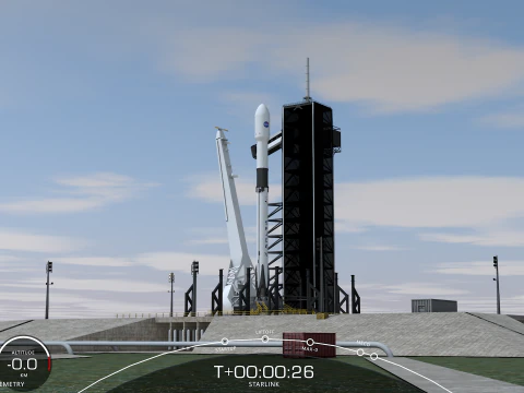 Centro Kennedy da SpaceX 3D Model