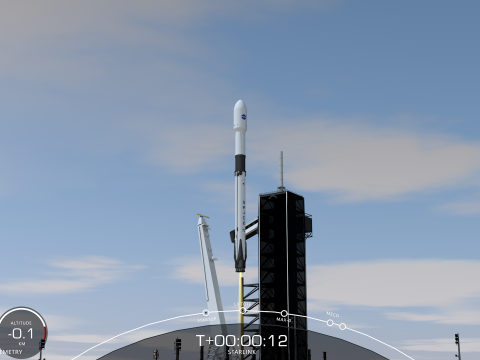 Centro Kennedy da SpaceX Modello 3D