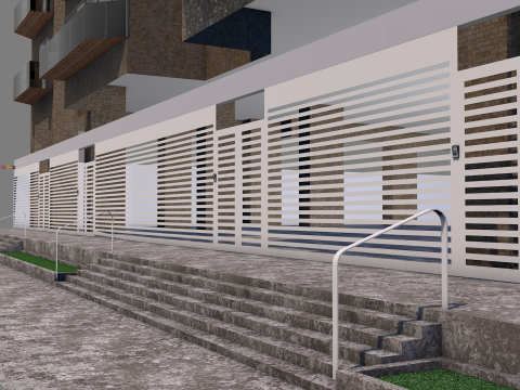 Residential Building Dalle 0 025 3D 模型
