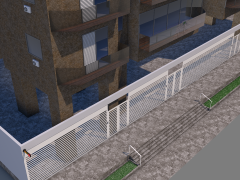 Residential Building Dalle 0 025 3D 模型
