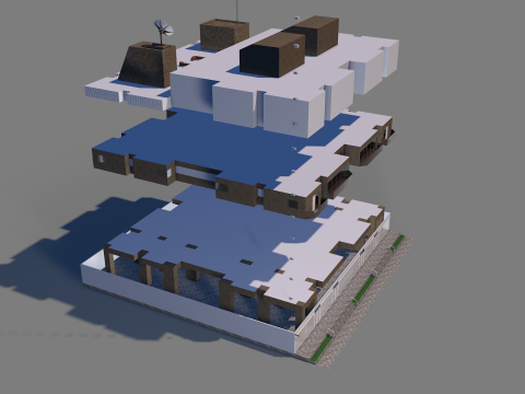 Residential Building Dalle 0 025 3D 模型