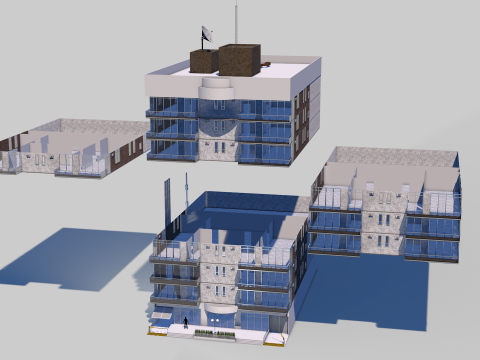 Residential Building Dalle 0 034 Modelo 3D