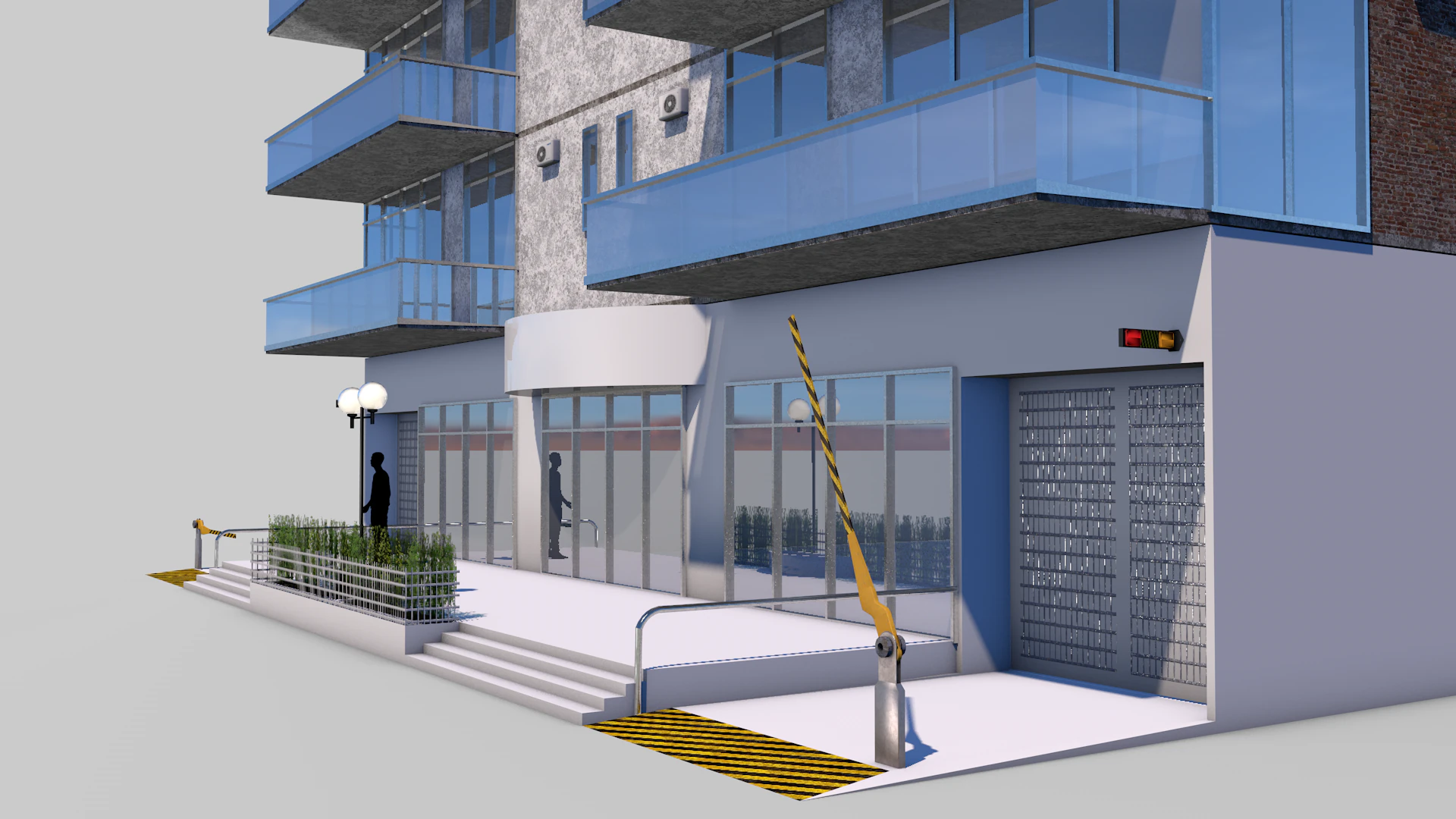 Residential Building Dalle 0 034 3D Model .c4d .max .obj .3ds .fbx .stl .blend 