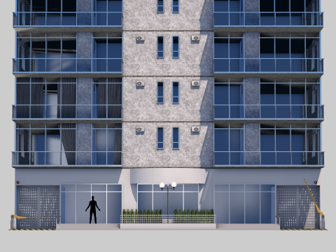 Residential Building Dalle 0 034 Modelo 3D