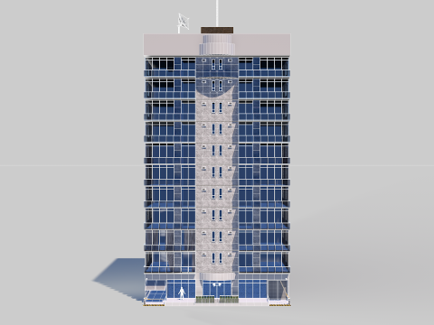 Residential Building Dalle 0 034 Modelo 3D