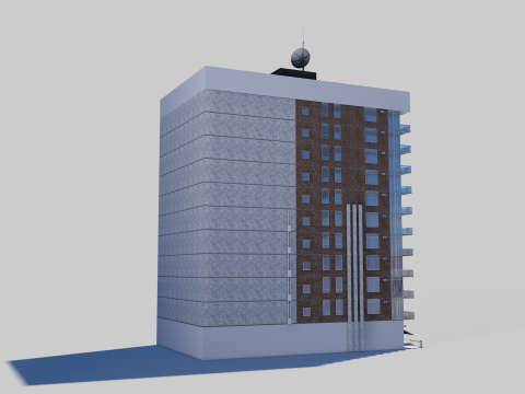 Residential Building Dalle 0 034 Modelo 3D
