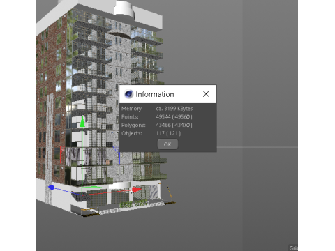 Residential Building Dalle 0 034 Modelo 3D
