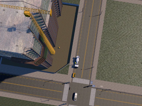 Building Under Construction 3D Model