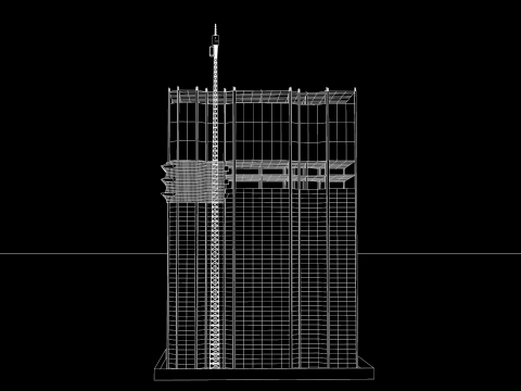 Building Under Construction 3D 모델