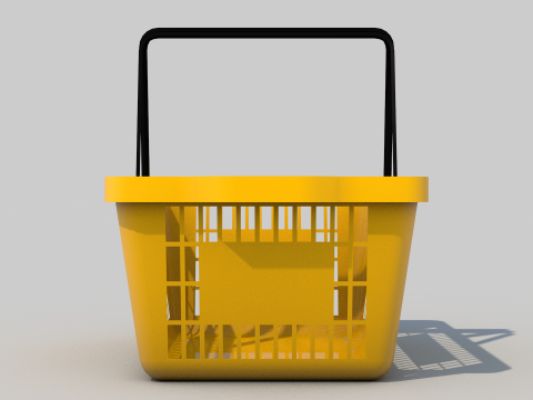 Market Basket 3D 3D Model