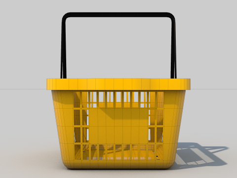 Market Basket 3D 3D Model