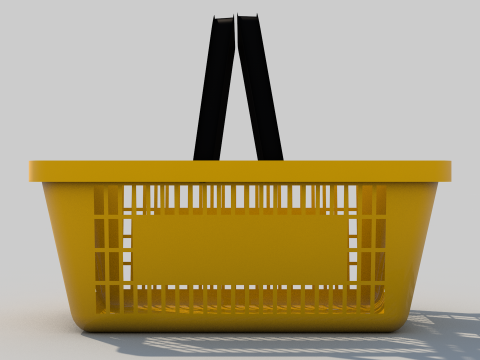 Market Basket 3D 3D Model