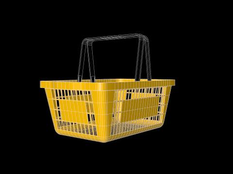 Market Basket 3D 3D Model