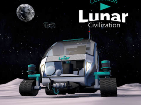 Lunar Car Service 3D Model