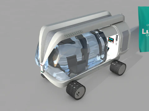 Lunar Research Car 3D Model